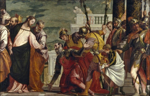 Jesus y el centurion by Paolo Veronese